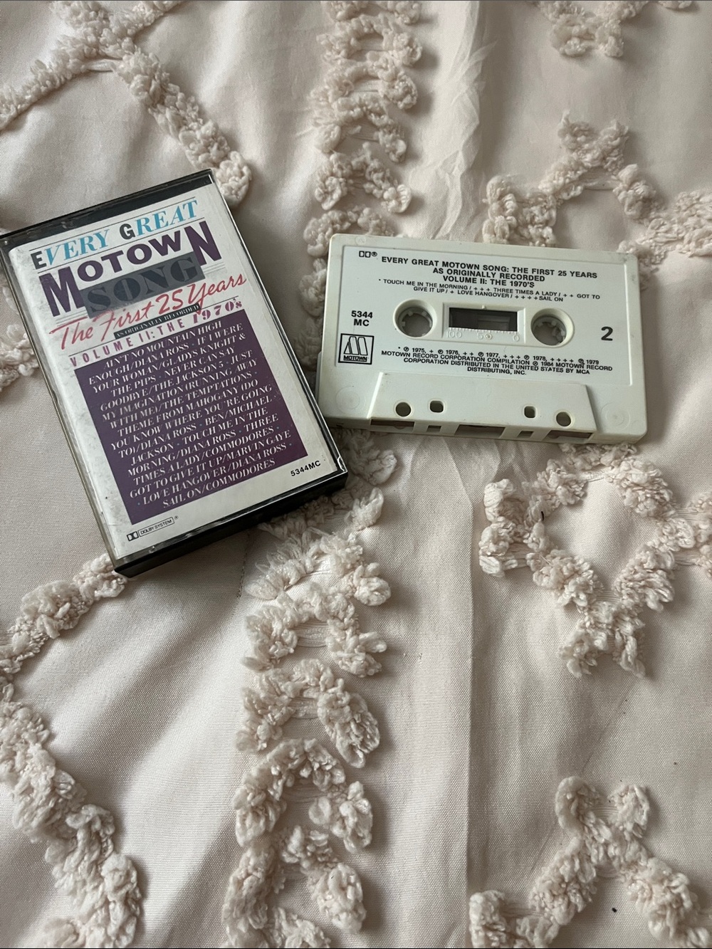 Motown Every Great Song Cassette Tape - White